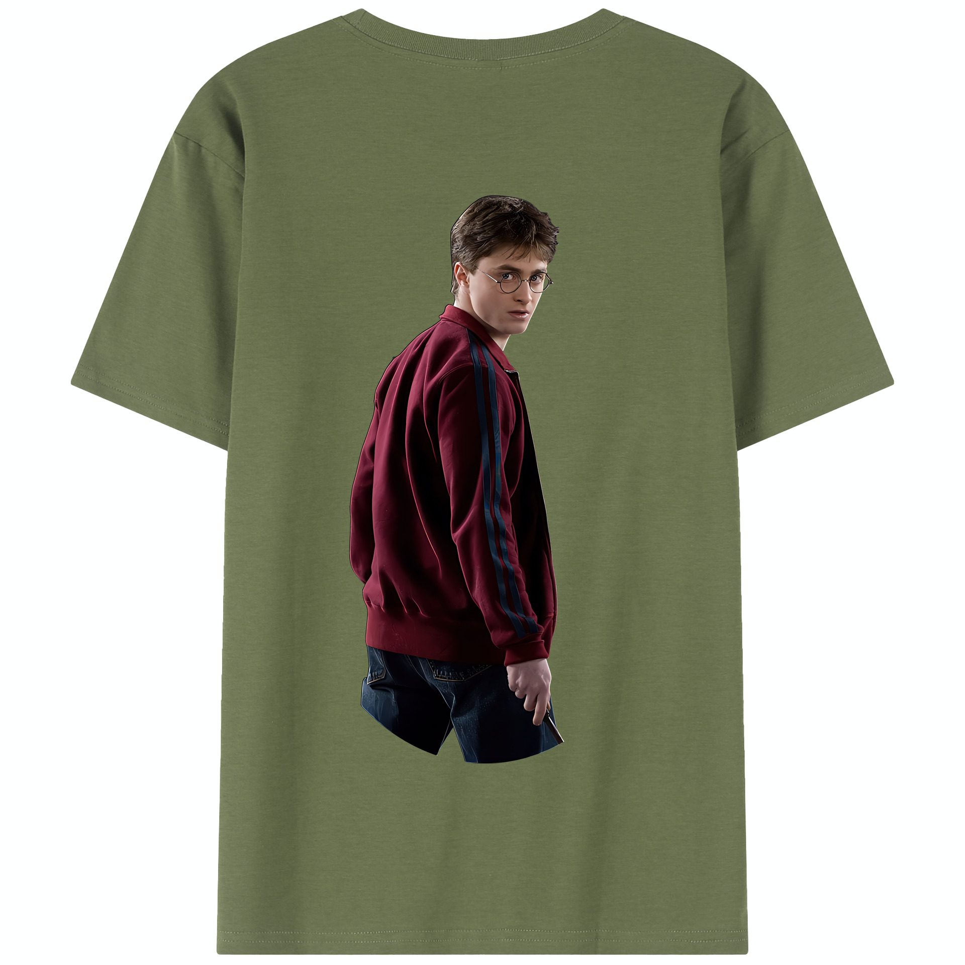 （画像用） Harry Potter ハリー・ポッターシリーズ 綿100％半袖Tシャツ（背面プリント）